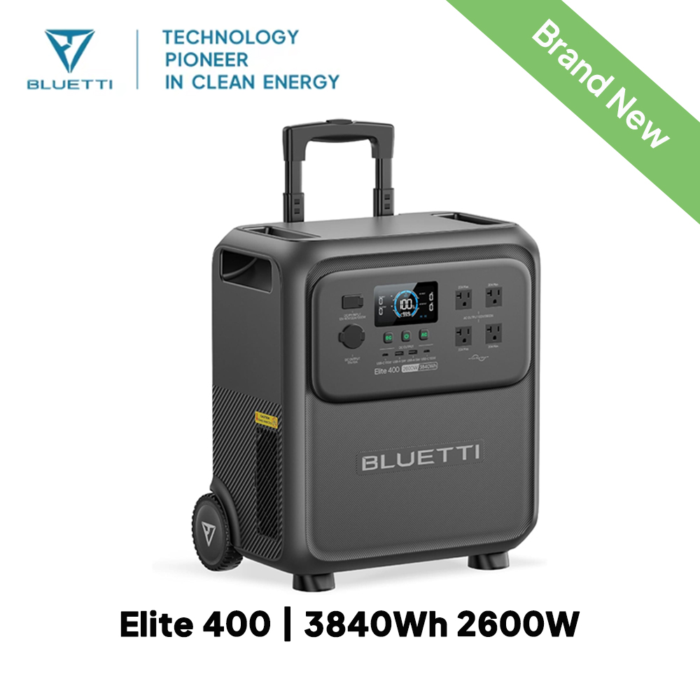 BLUETTI Elite 400 2600W 3840Wh - Solar Emergency Charger recensie en prijs