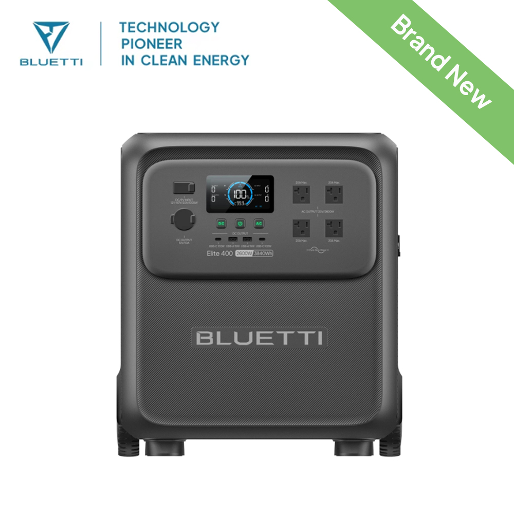 BLUETTI Elite 400 2600W 3840Wh - Solar Emergency Charger recensie en prijs